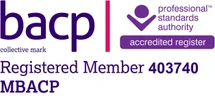 BACP registered member 403740, MBACP
